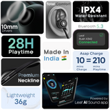 Combo: LEAF BASS + LEAF Rush X342 (CARBON BLACK)