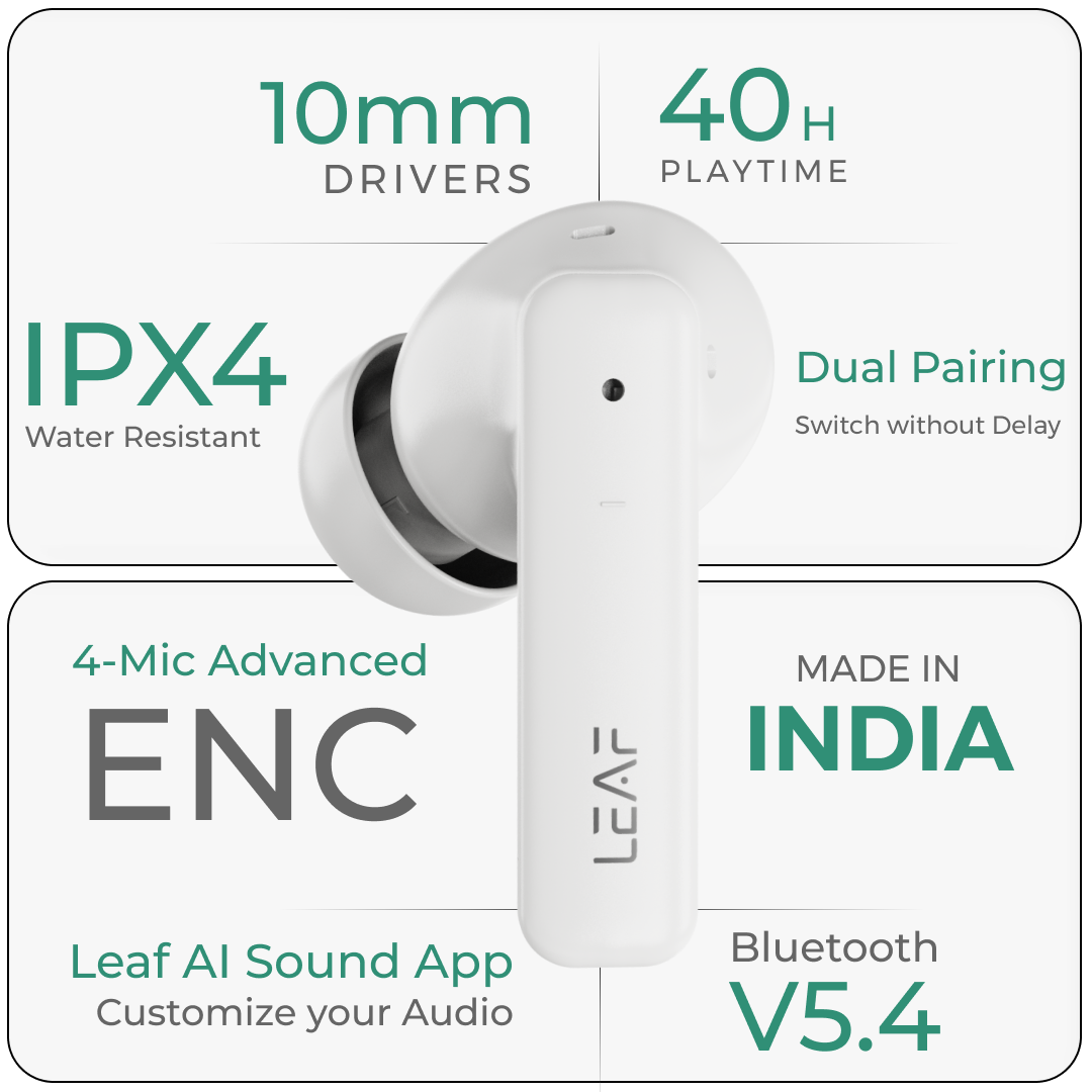 Combo: LEAF BASS X221 + LEAF BUDS X221 (Mojito)
