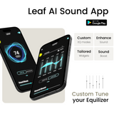 Leaf Pods X1 Wireless Earbuds with 45dB Hybrid ANC
