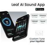 Leaf Bass Pro Wireless Headphones (Aqua Grey)