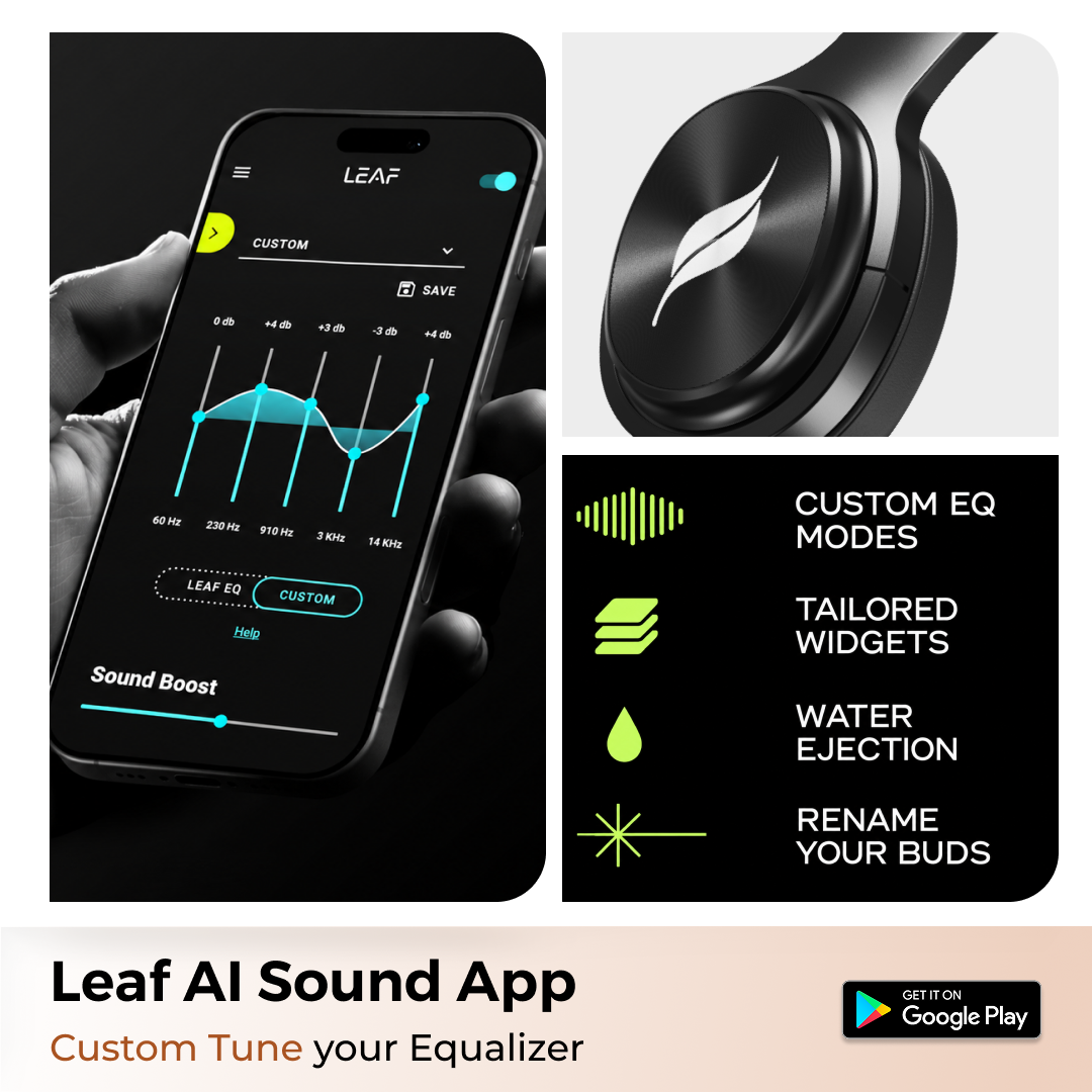 Combo: LEAF BASS X221 + LEAF BUDS X221 (Blue Lagoon)