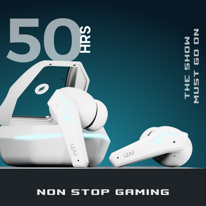LEAF BUDS X468 TRUE WIRELESS EARBUDS (IVORY SPACESHIP)