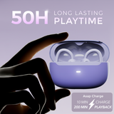 Leaf Buds Air Open-Ear Wireless Earbuds (Lavender)