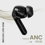 Leaf Pods X1 Wireless Earbuds with 45dB Hybrid ANC