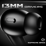 LEAF BUDS X468 TRUE WIRELESS EARBUDS (BLACK SPACESHIP)