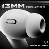 LEAF BUDS X468 TRUE WIRELESS EARBUDS (IVORY SPACESHIP)