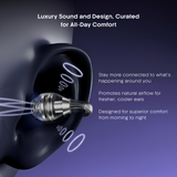 Leaf Buds Air Open-Ear Wireless Earbuds (Lavender)