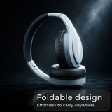 Leaf Bass Pro Wireless Headphones (Aqua Grey)