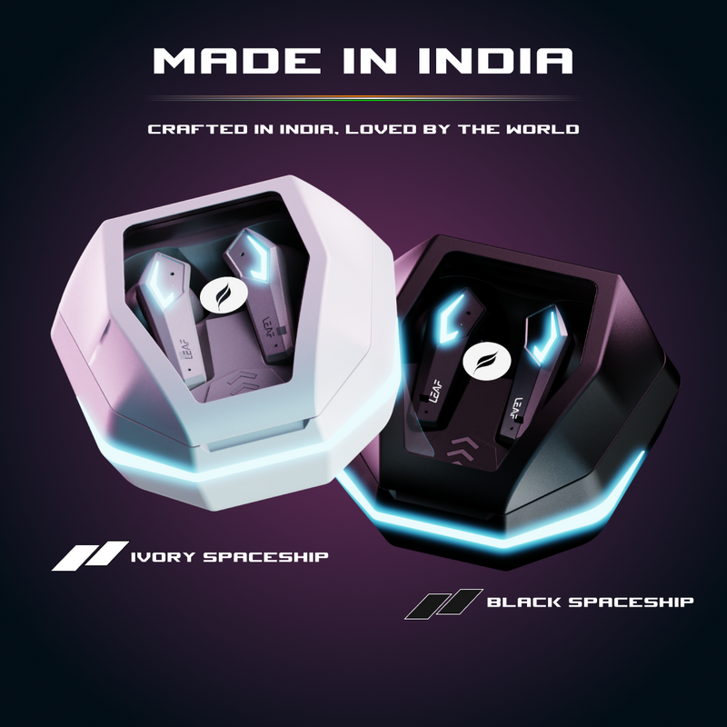 LEAF BUDS X468 TRUE WIRELESS EARBUDS (IVORY SPACESHIP)